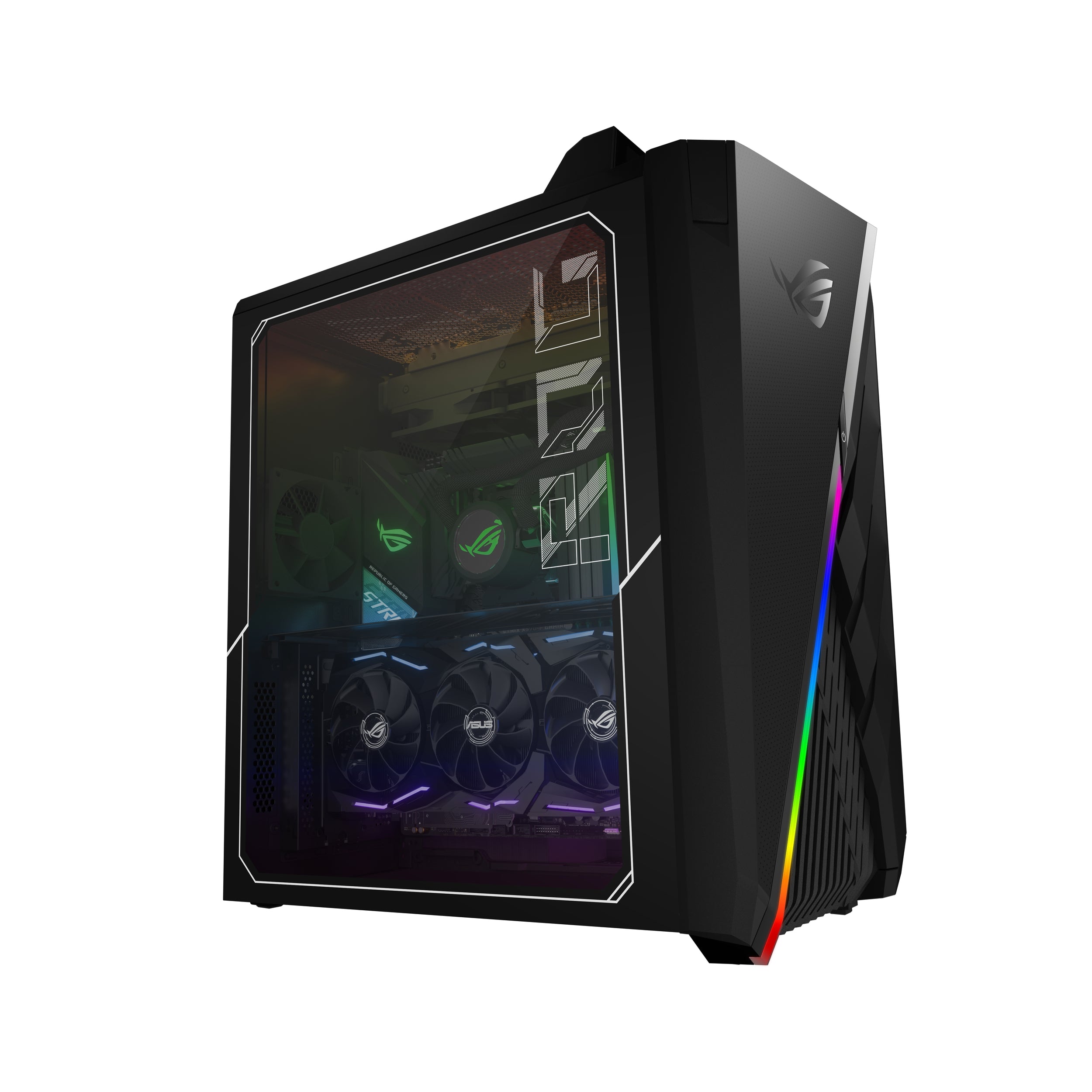 Computadora De Escritorio Asus I7-10700Kf Pc Gamer Rog Strix 90Pd0341-M06090 G35Cz-Mx018T Nvidia® Geforce® Rtx3070 8Gb 16Gb 512Gb Ssd + 1Tb Win Home Star Black