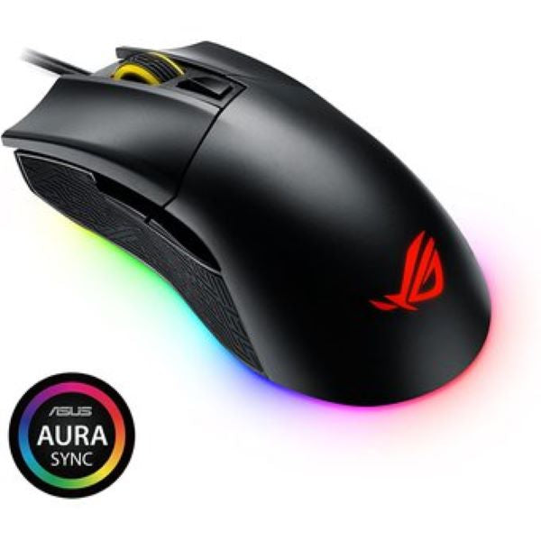 Mouse Asus P507 Rog Gladius Ii Core 6200Dpi/ Aura Sync