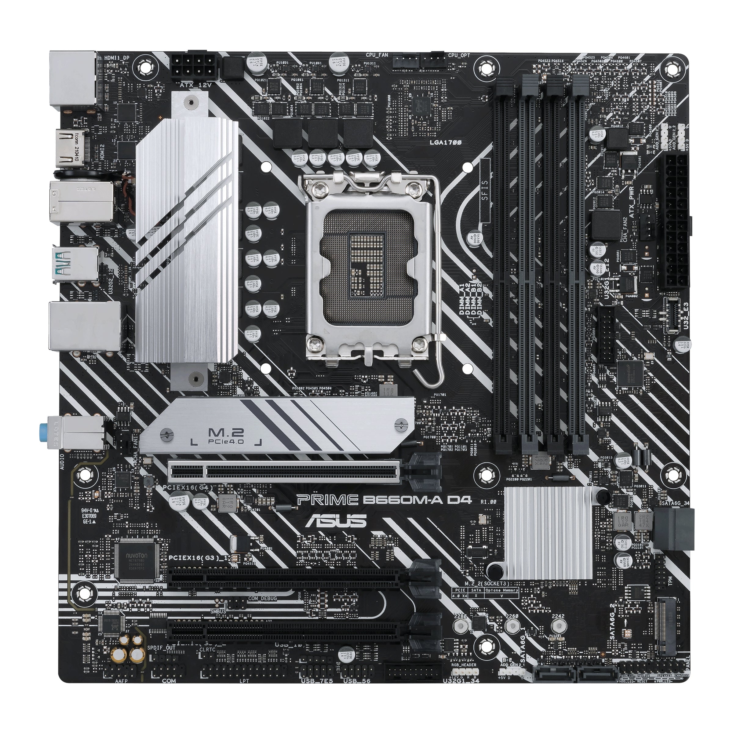 Motherboard Asus Prime B660M-A D4 Ddr5 Intel Lga1700 Atx