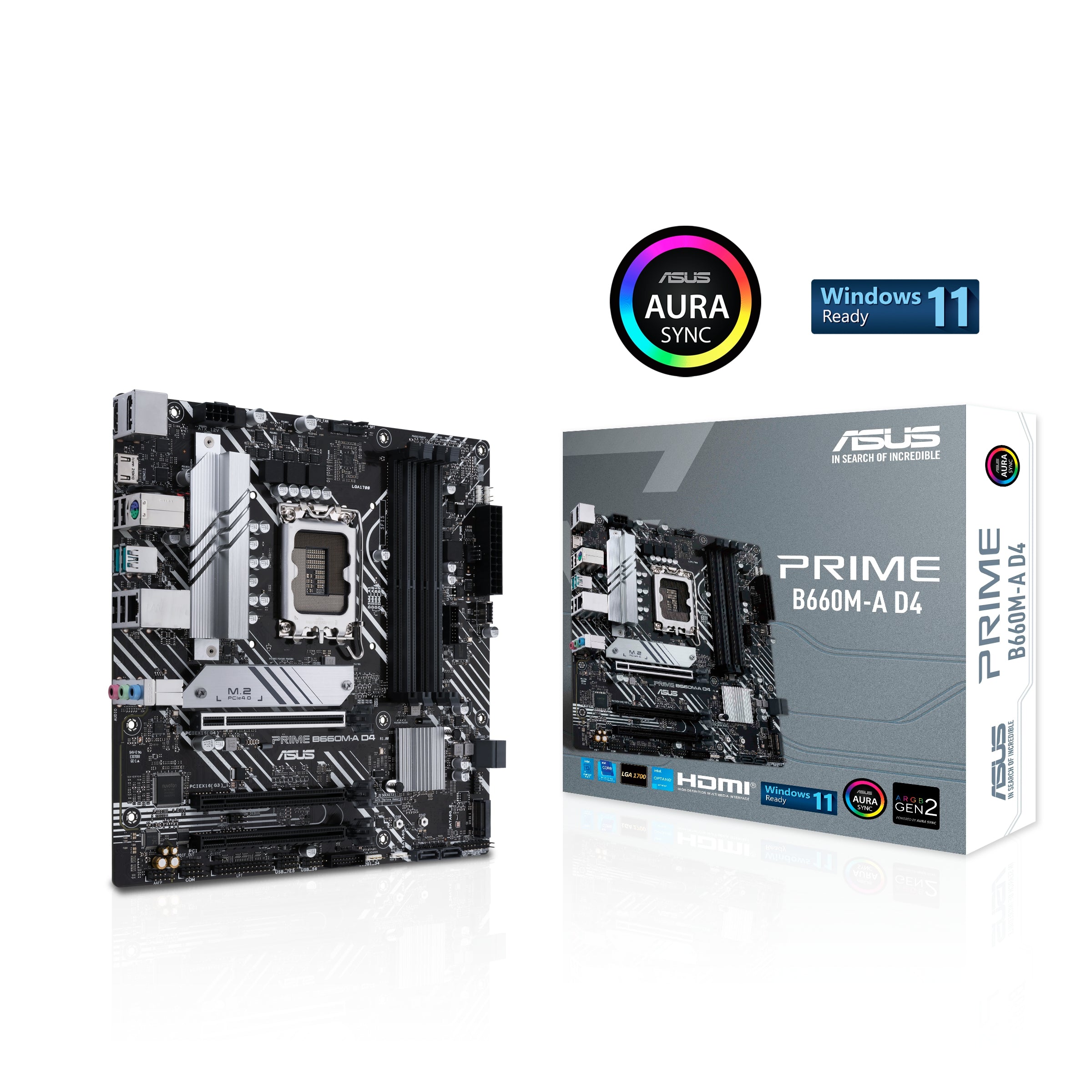 Motherboard Asus Prime B660M-A D4 Ddr5 Intel Lga1700 Atx