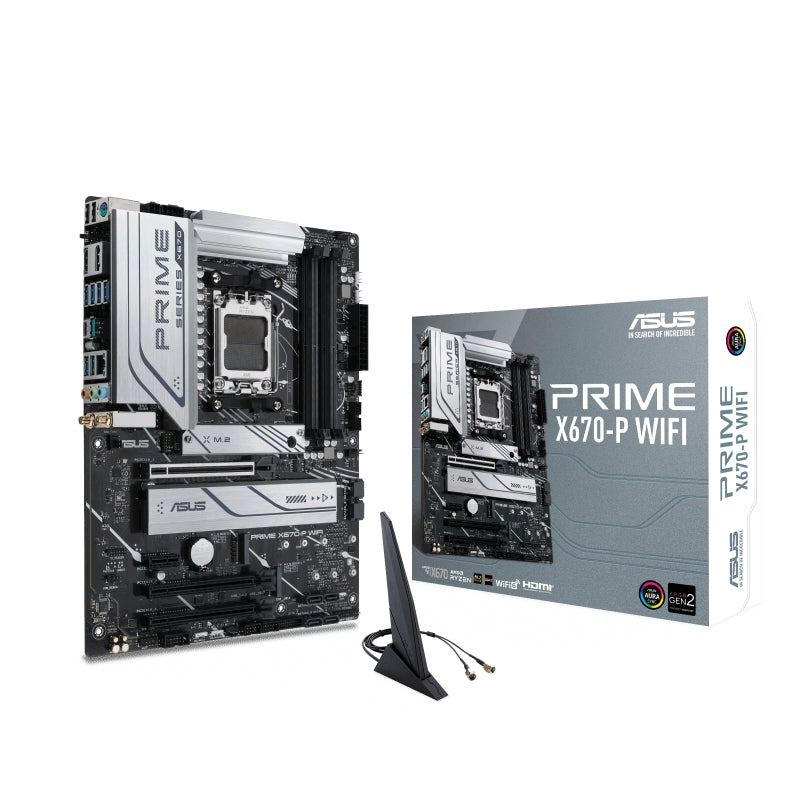 Tarjeta Madre Asus Prime X670-P Wifi Ddr5 Dp/Hdmi /Atx