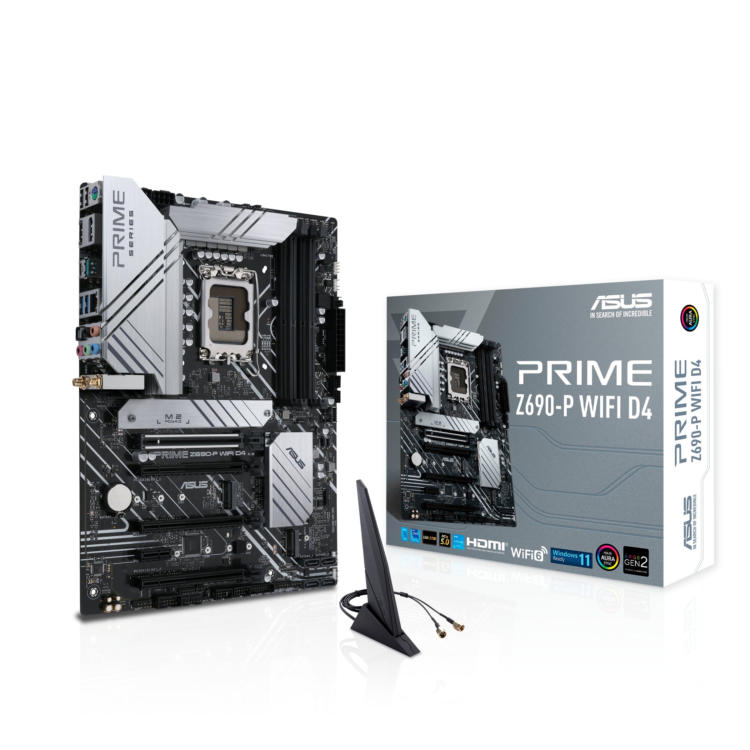 Tarjeta Madre Asus Prime Z690-P Wifi D4 Ddr4/Am4/Atx/Wifi6/Dp