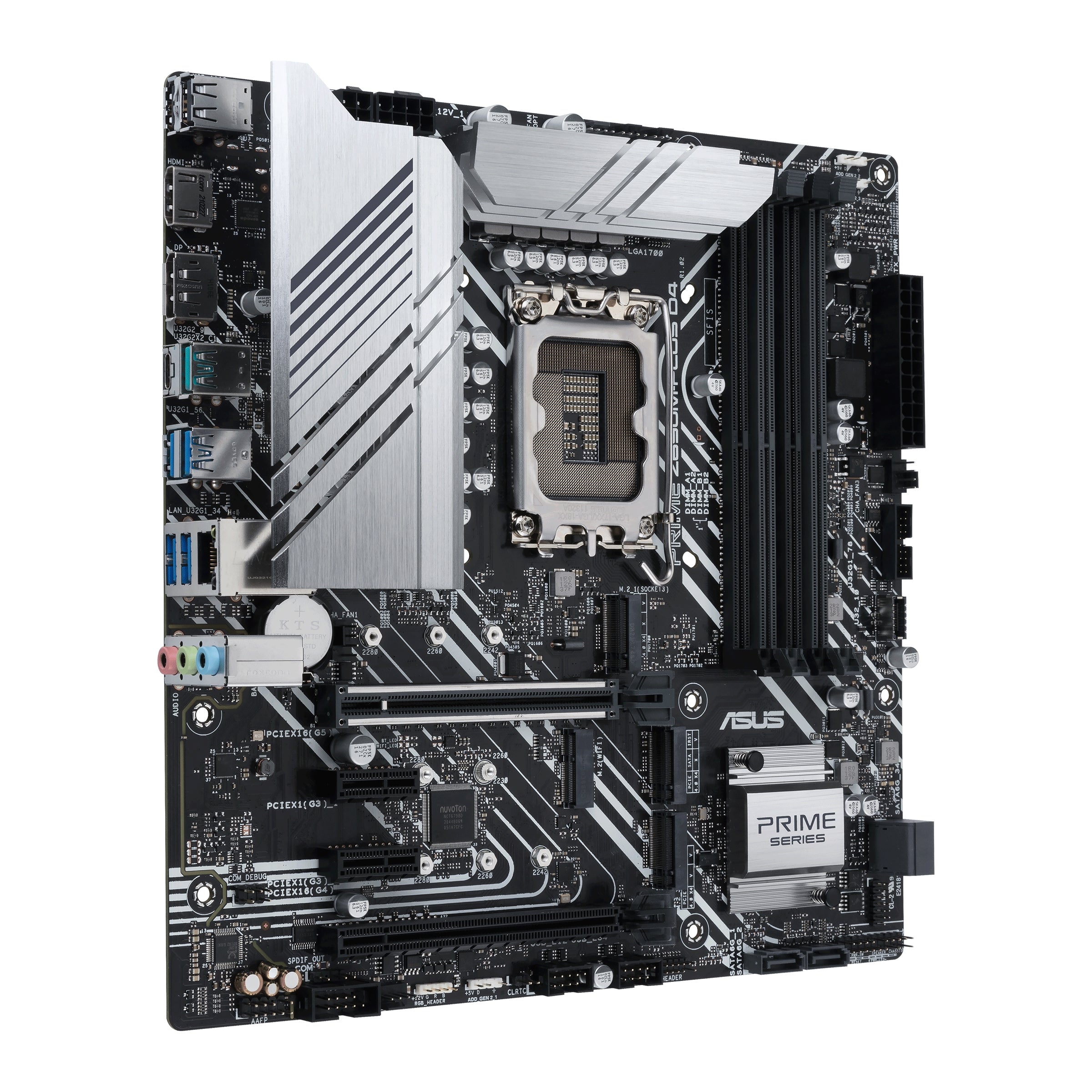 Tarjeta Madre Asus Prime Z690M-Plus D4 Ddr4Lga1700/M.2/Usb3.2/Hdmi