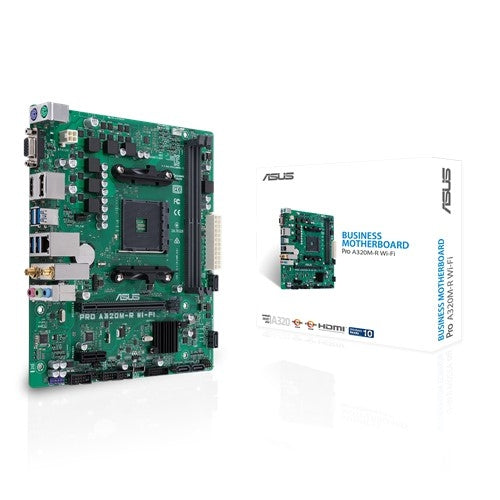 Tarjeta Madre Asus Pro A320M-R Wi-Fi Ddr4/Hdmi/Usb 3.1/Am4