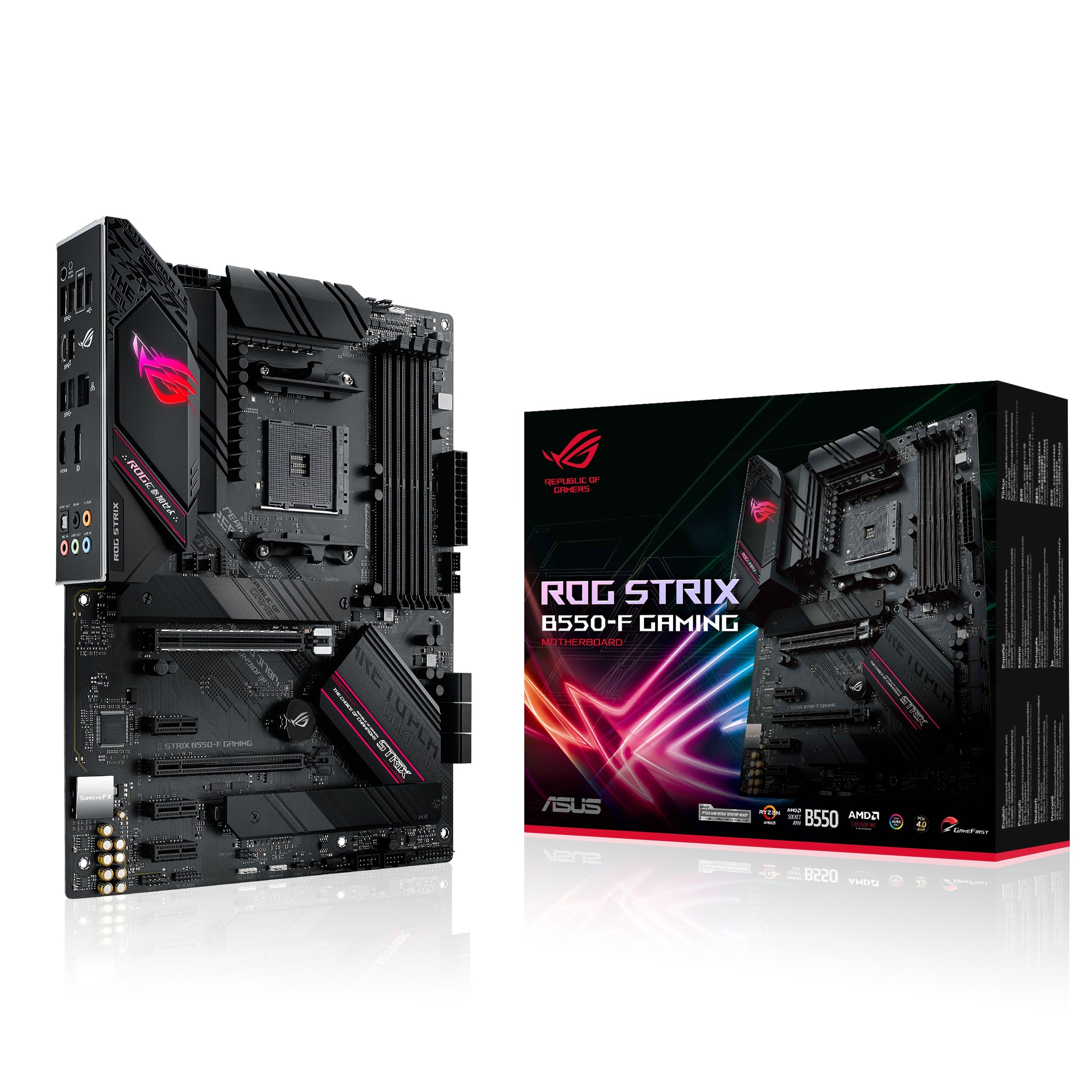 Tarjeta Madre Asus Rog Strix B550-F Gaming Ddr4 128 Gb Amd Zócalo Am4 Atx