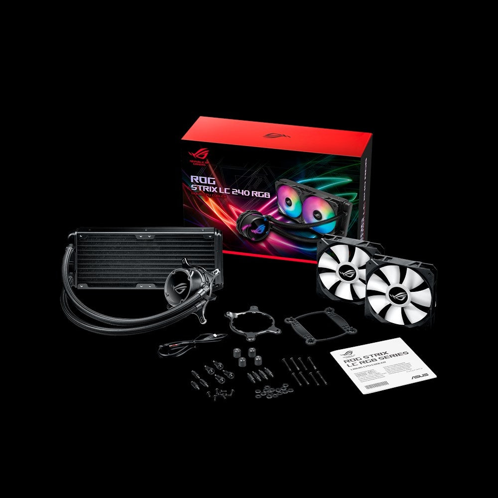 Enfriamiento Liquido Asus Rog Strix Lc 240 Rgb Fan/Aura Sync 240Mm