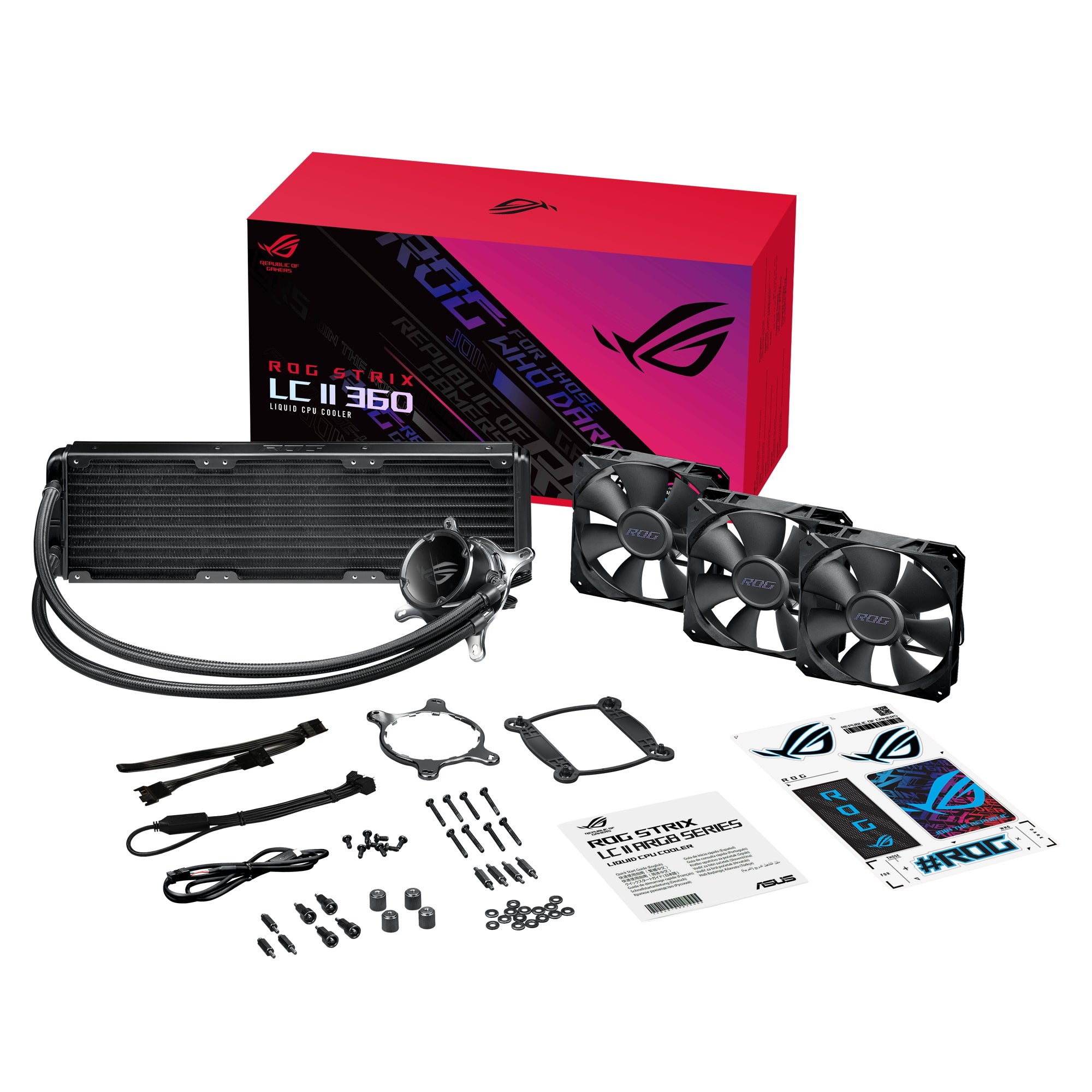 Enfriamiento Liquido Asus Rog Strix Lc Ii 360 Aura Sync 360Mm