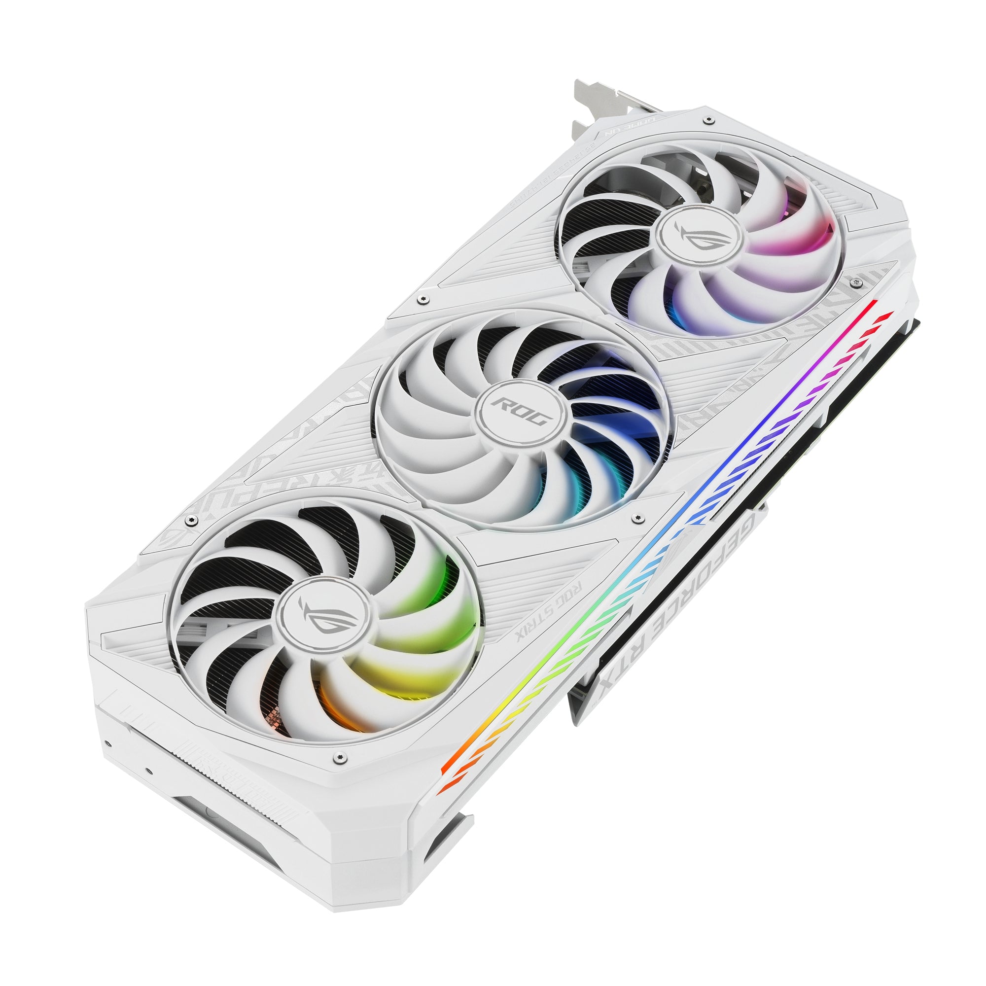 Tarjeta De Video Asus Rog-Strix-Rtx3080-O10G-White-V2 Oc 10Gb Gddr6X