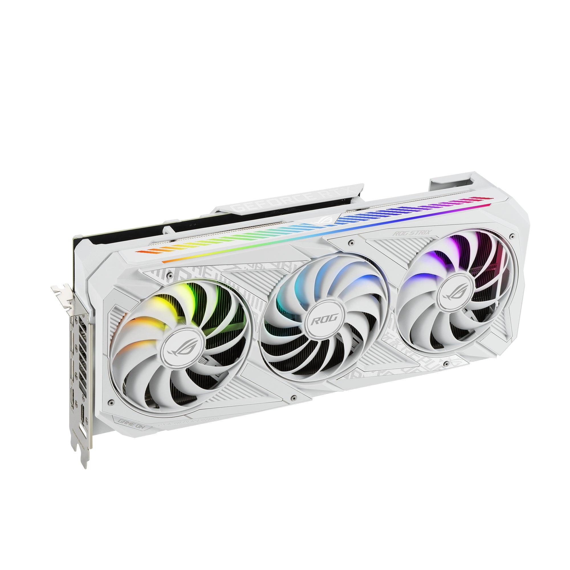 Tarjeta De Video Asus Rog-Strix-Rtx3080-O10G-White-V2 Oc 10Gb Gddr6X