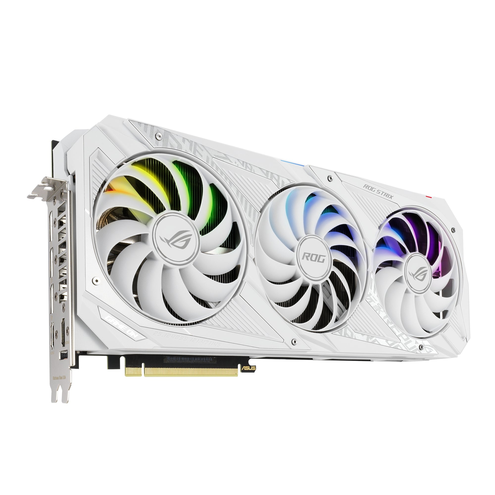 Tarjeta De Video Asus Rog-Strix-Rtx3080-O10G-White-V2 Oc 10Gb Gddr6X