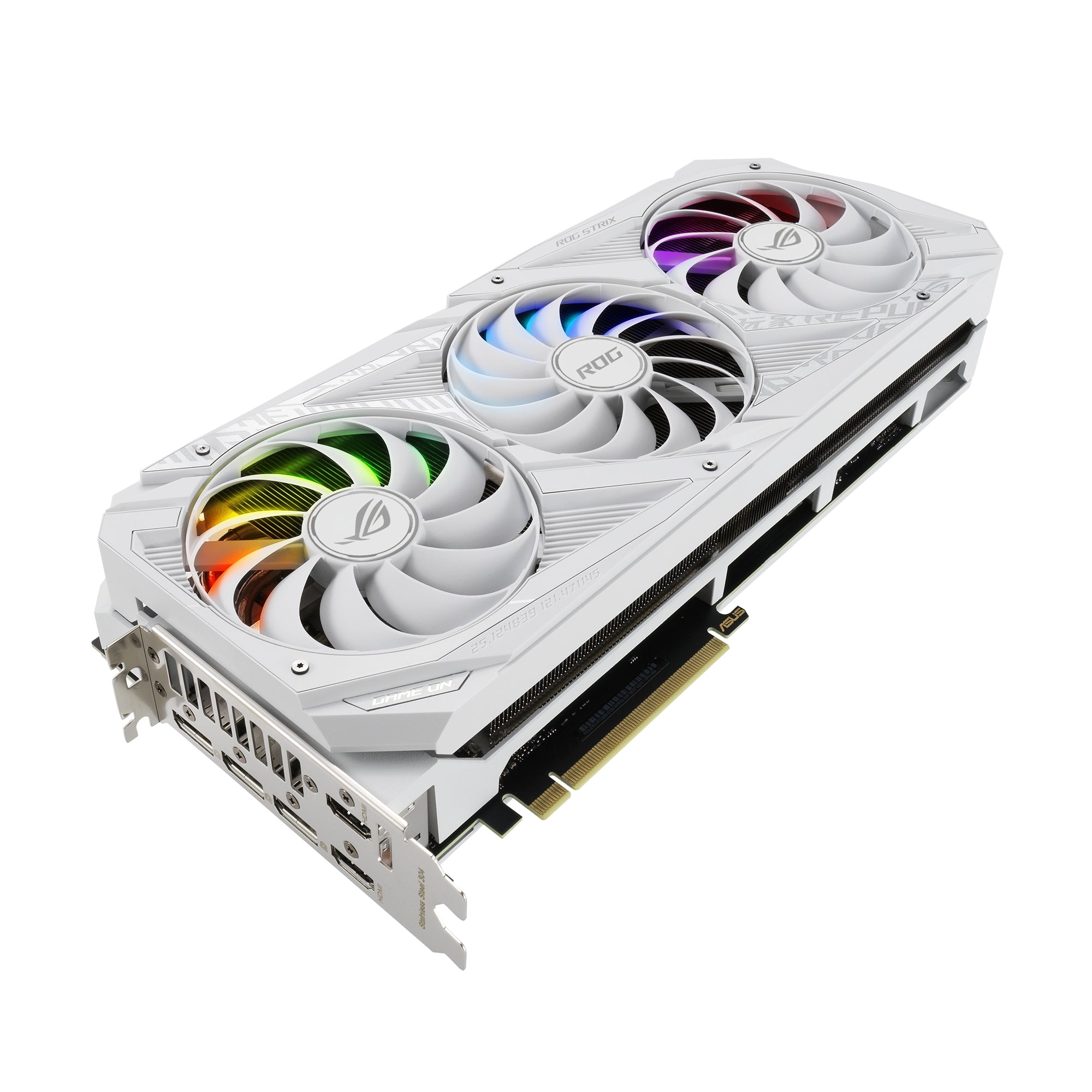 Tarjeta De Video Asus Rog-Strix-Rtx3080-O10G-White-V2 Oc 10Gb Gddr6X