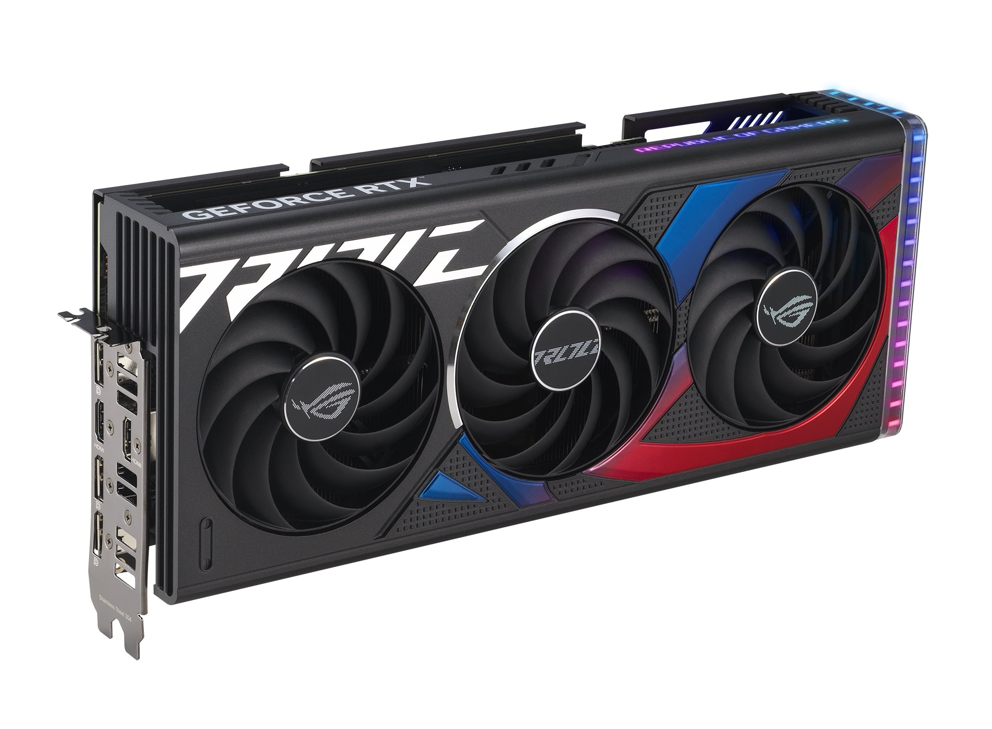 Tarjeta De Video Asus Rog-Strix-Rtx4070-12G-Gaming 12Gb/Gddr6X/Hdmi