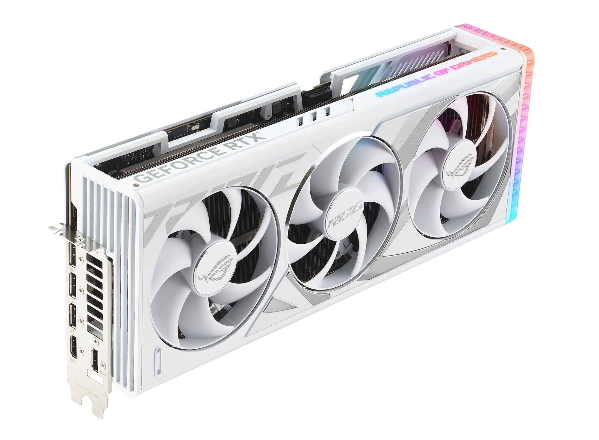 Tarjeta De Video Asus Rog-Strix-Rtx4080-O16G-White Oc 16Gb Gddr6X Hdmi