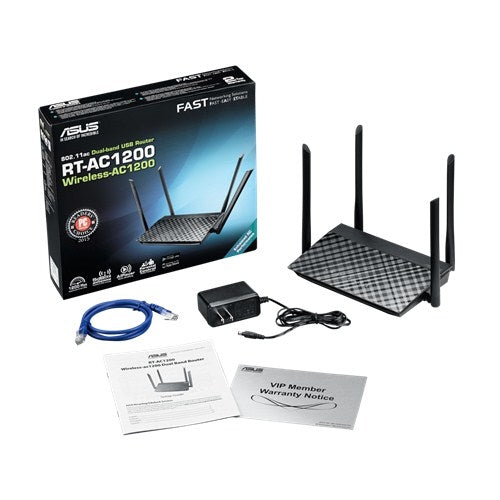 Router Inalambrico Asus Rt-Ac1200 Dualband 2.4 & 5Ghz Usb