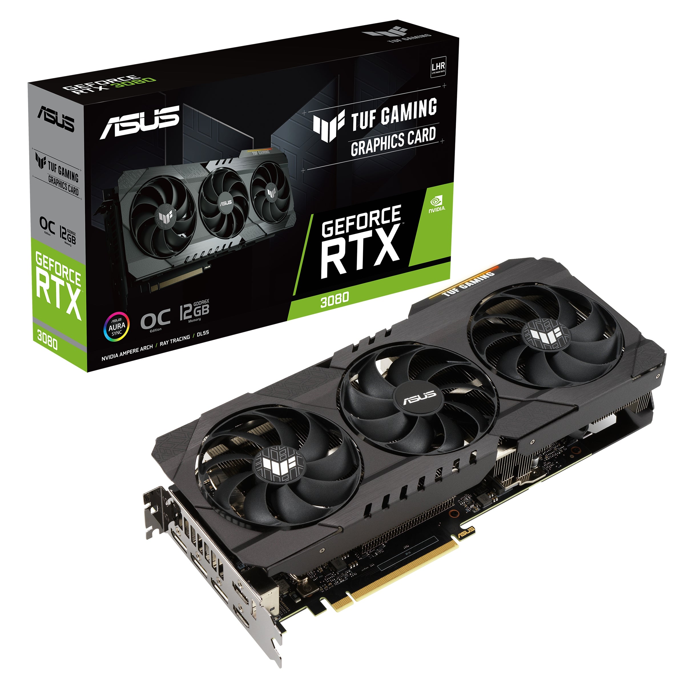 Tarjeta De Video Asus Tuf-Rtx3080-O12G-Gaming Nvidia Geforce