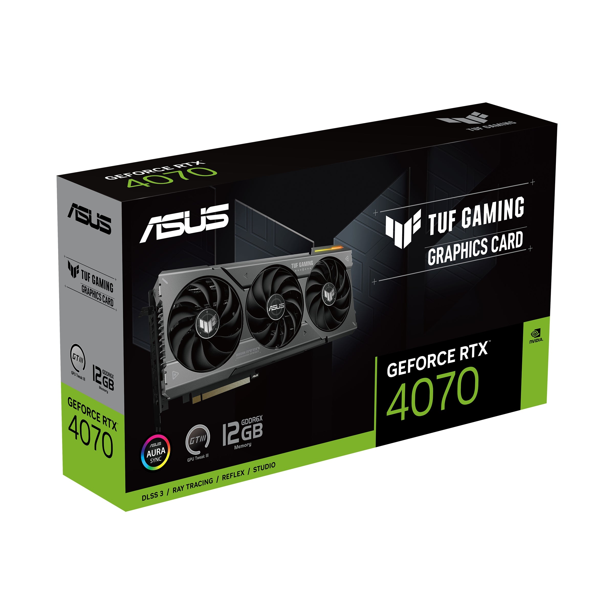 Tarjetas De Video Asus Tuf-Rtx4070-12G-Gaming