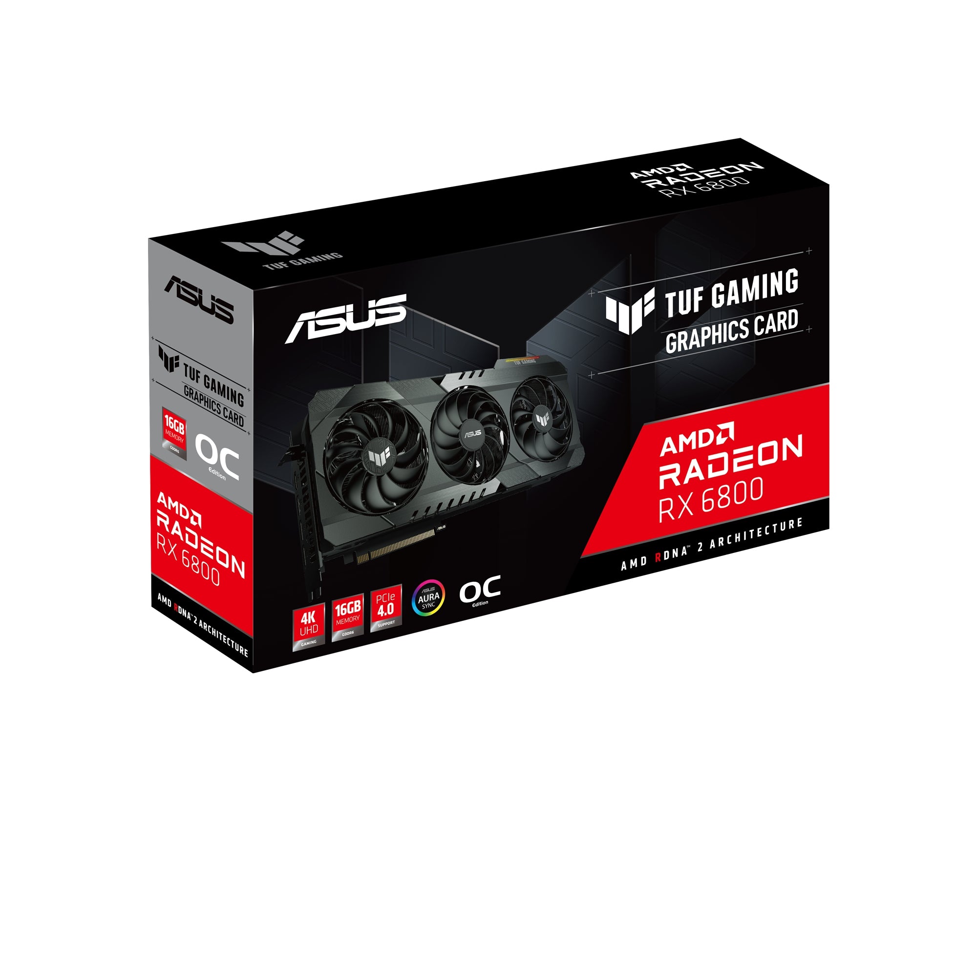 Tarjeta De Video Asus Tuf-Rx6800-O16G-Gaming 16Gb Gddr6 Hdmi/Dp