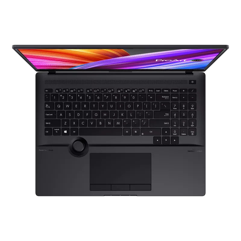 Laptop Asus Studiobook Pro Art W5600Q2A/16 Pulgadas/Ryzen 9 5900Hx/32Gb/1 Tb M.2 Nvme Ssd/Rtx A2000 4Gb/Rj45/Lector De Huella/Grado Militar/Asus Dial/Negra/Pantone/Win11 Pro/1 Año Garantia Cs/