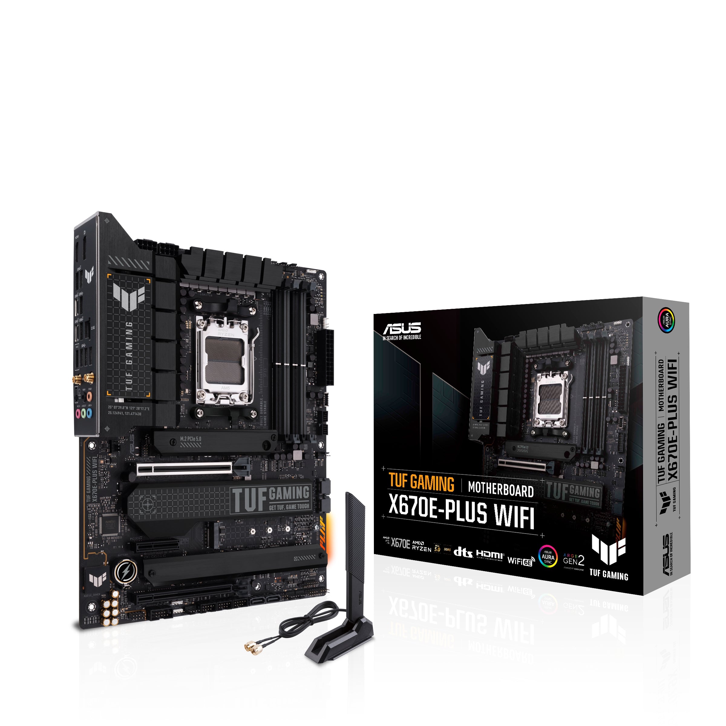 Motherbords Asus X670E-Plus Tarjeta Madre Tuf Gaming Wifi Cpu