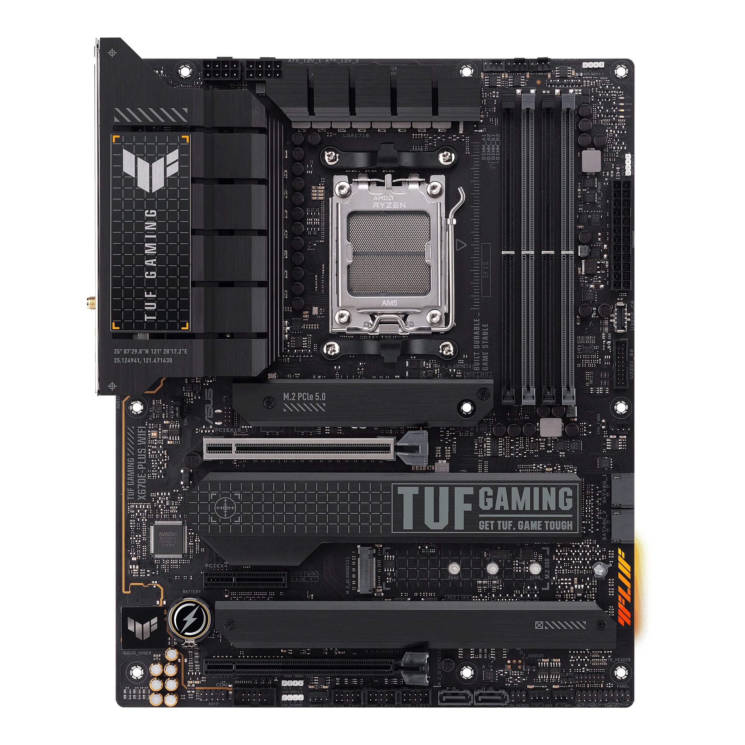 Motherbords Asus X670E-Plus Tarjeta Madre Tuf Gaming Wifi Cpu