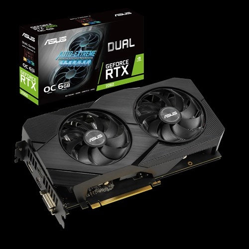 Tarjeta De Video Asus Nvidia Rtx2060/Pcie X16 3.0/6Gb Ddr6/2Xhdmi/Dp/Estandar/Gama Media