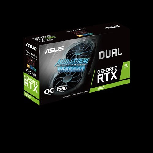 Tarjeta De Video Asus Nvidia Rtx2060/Pcie X16 3.0/6Gb Ddr6/2Xhdmi/Dp/Estandar/Gama Media