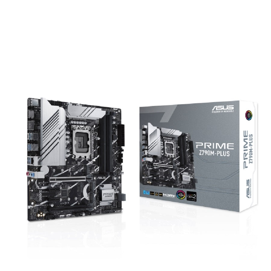 Mb Asus Z790 Intel S-1700 13A Gen/4X Ddr5 5000/Dp/Hdmi/M.2/4X Usb3.2/Usb-C//Matx/Gama Alta