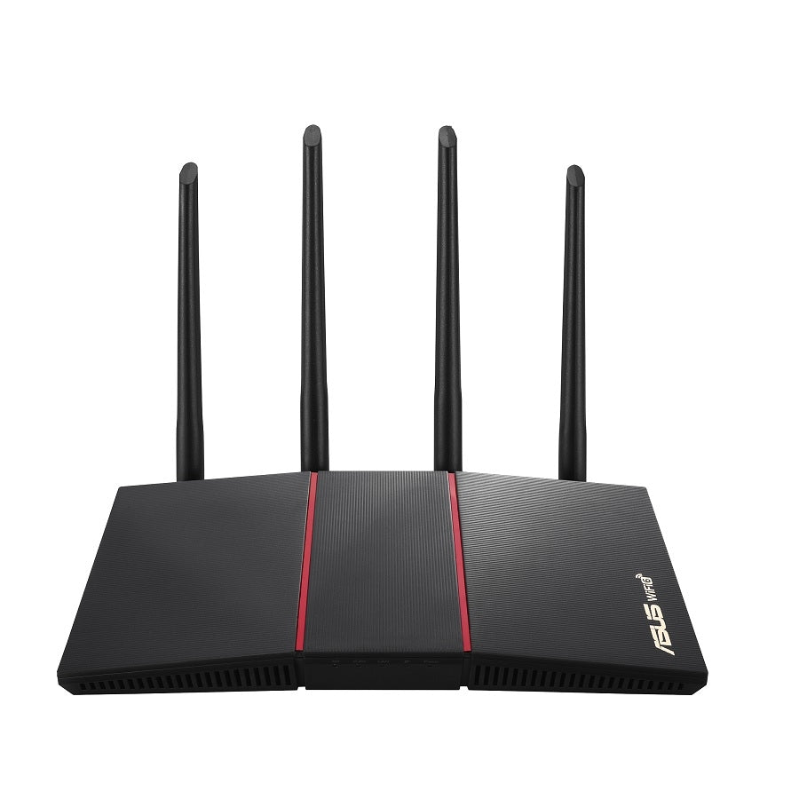 Router Asus Ax1800/574-1201Mbps/2.4 Y 5Ghz/4X Lan Gbe/Mu-Mimo/4X Antenas Ext/Control Parental/Vpn/Aimesh/Ofdma