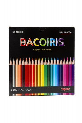 Colores Baco Lp003/52544 Bacoiris C/24 Piezas Redondo Surtido