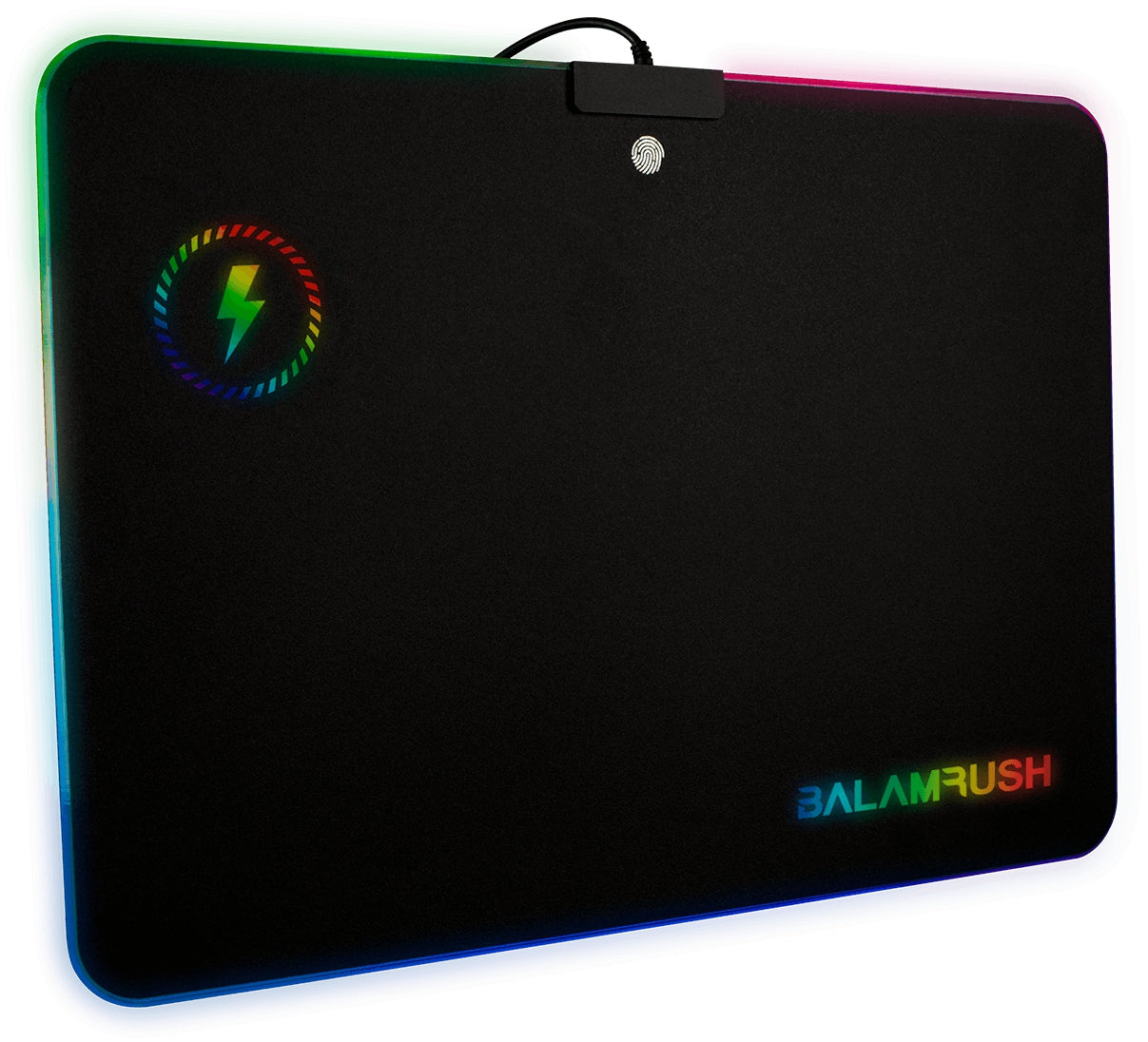 Mouse Pad Gaming Heimdall Balam Rush Br-922999 Mousepad Gamer Spectrum Carga Inalámbrica Usb Rgb