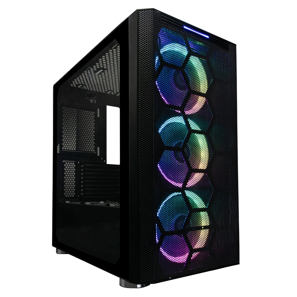 Gabinete Balamrush Nemesis M-Atx M-Itx Argb 2Xusb 3.0 Negro Br-931298