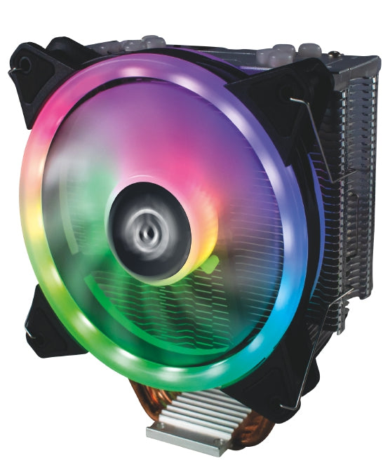 Ventilador Balam Rush Br-931311 Disipador De Cpu 120 Mm Argb 180 Tdp Lga 1200 Y Am4 Heatsink As750