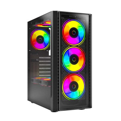 Gabinete Gamer Balam Rush Gm745 Mini Torre Atx Dragonfly Crystal Azender Series