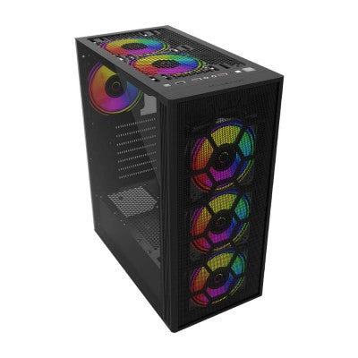 Gabinete Gamer Balam Rush Gm740 Mini Torre Atx Dragonfly Mesh Azender Series