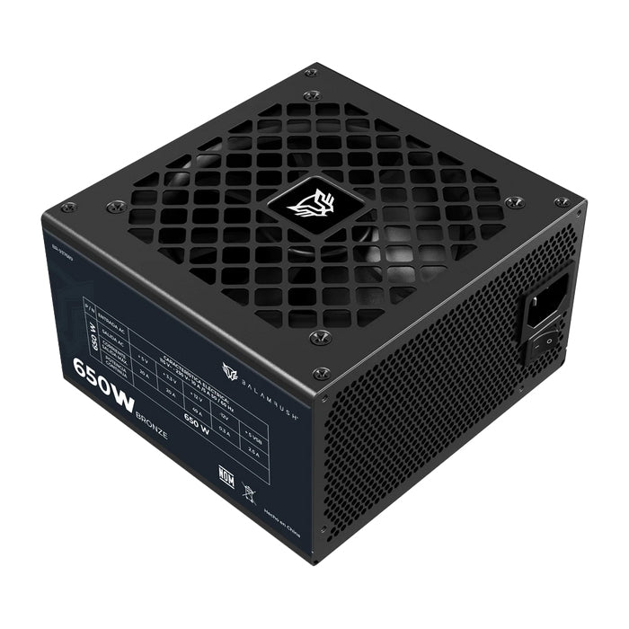 Fuente De Poder Br Burst Atx 650W 80 Plus Bronze No Modular Negro