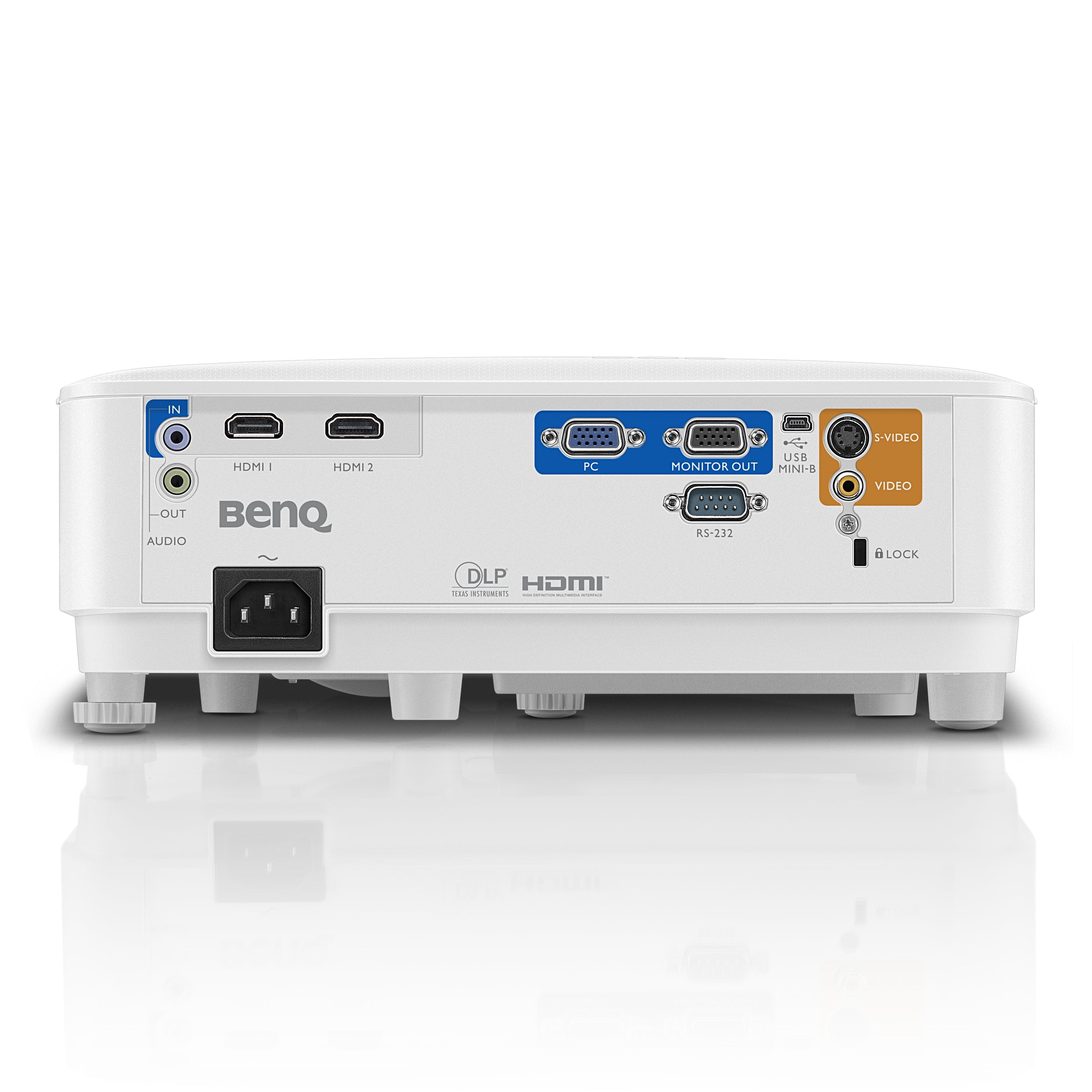 Proyector Benq Ms550 3600 Lúmenes Ansi Svga (800X600) 15000 H Color Blanco