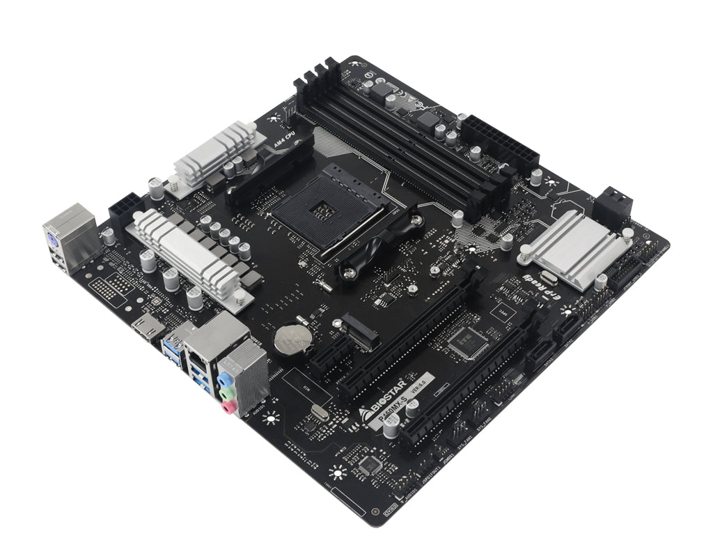 Motherboards Biostar B450Mx-S Conjunto De Chips Amd