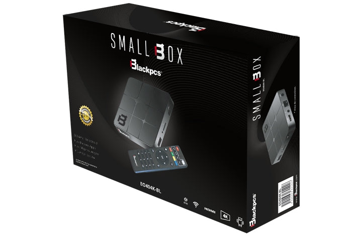Tv Box Small Blackpcs 4K 2Gb Wifi,Red,Quad Core,Negro (Eo404K-Bl)