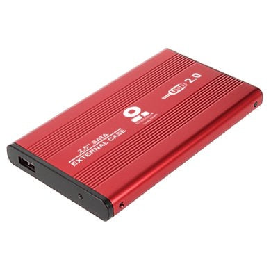 GABINETE 25 SATA USB BROBOTIX  V20 ROJO - Código: 1658 | Compra en Guadalajara