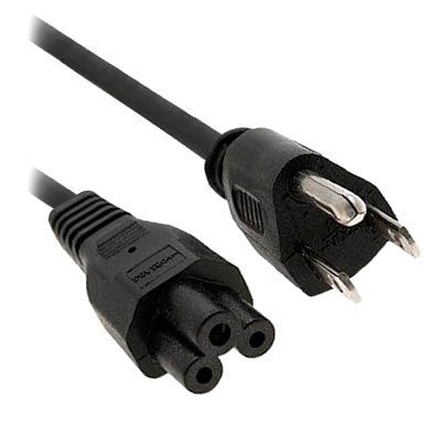 Cable De Corriente Brobotix 076889 Para Lap Top (Triple) 1.8 M Color Negro