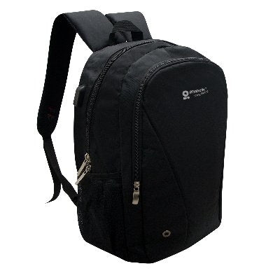 Mochila Brobotix 185001 Sport C/Puerto Usb 15.6 Pulgadas Backpack Negra