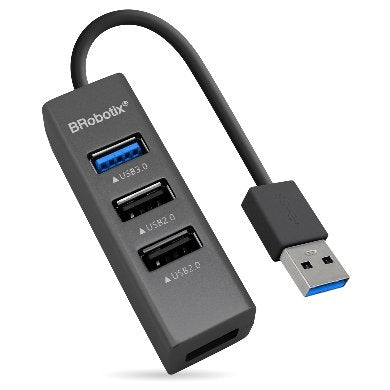 Hub Usb Brobotix 263021 2.0 4 Puertos 5120 Mbps Negro