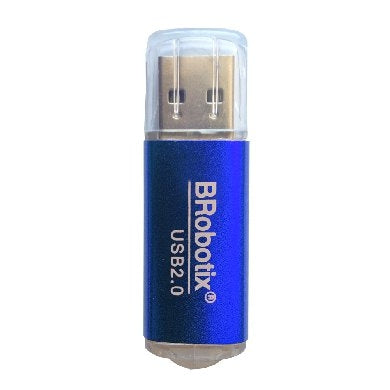 Lector De Memoria Brobotix 345673A Microsd 480 Mbit/S Azul Usb 2.0