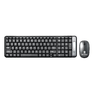 Kit Teclado Y Mouse Brobotix 6000625 Inalámbrico Compacto Español Negro/Gris 10