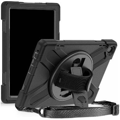 Funda Para Tablet Brobotix 6005200 Protector C/Correa Uso Rudo Giro 360º P/Lenovo M10 10.1 C/Mica 3Rd Tb-328Fu/Tb-328Xu