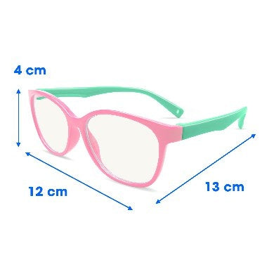 Lentes Brobotix 651862 Rosa/Aqua Antiradiación Armazón De Acetato