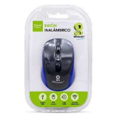 Mouse Inalámbrico Brobotix 963142 Azul 800/1200/1600 Dpi