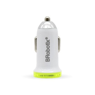 Cargador Brobotix Usb P/ Auto 963271 Amarillo Encendedor De Cigarrillos 5 V