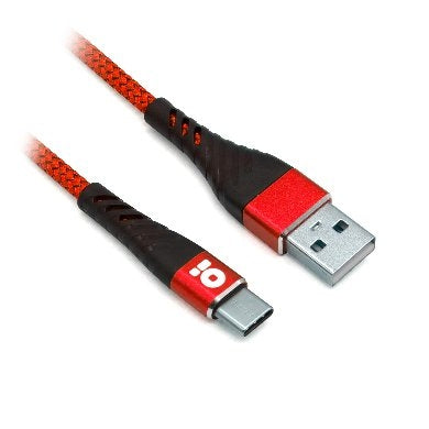 Cargador Brobotix Usb C/Cable Tipo Rápida Rojo Pared 5 V 1 Puerto V3.0