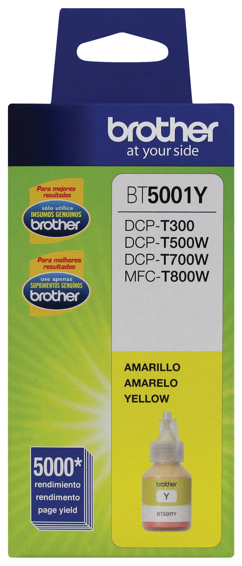 Tóner Brother Bt5001Y Botella De Tinta Amarillo